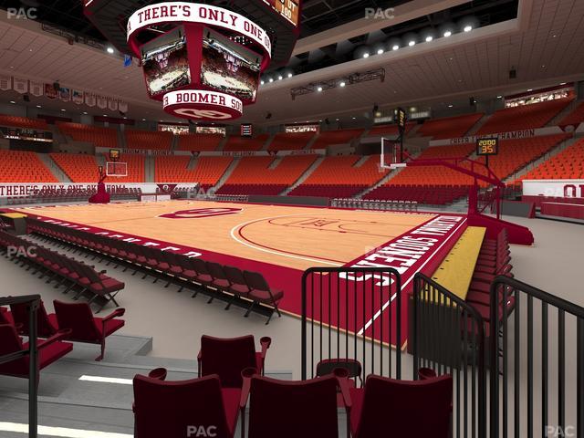 Lloyd Noble Center - Section F 1 Seat View