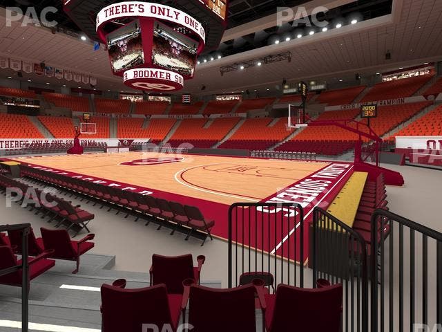 Lloyd Noble Center - Section F 1 Seat View