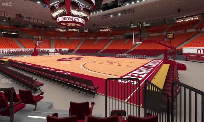 Lloyd Noble Center - Section F 1 Seat View