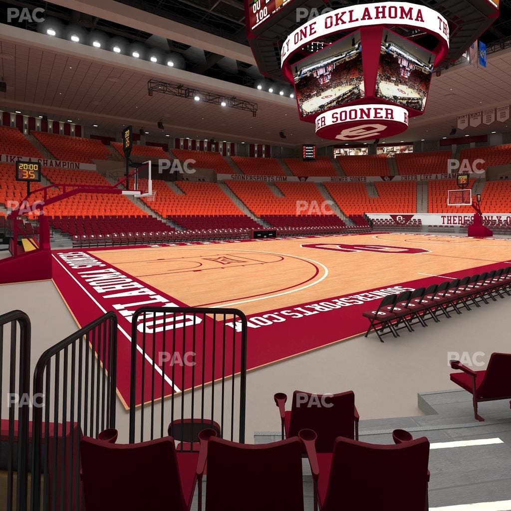 Lloyd Noble Center - Section F 10 Seat View