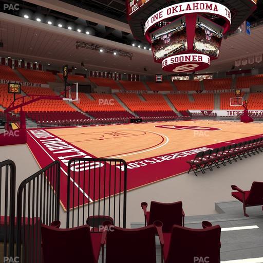 Lloyd Noble Center - Section F 10 Seat View