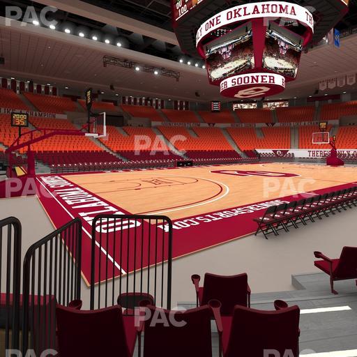 Lloyd Noble Center - Section F 10 Seat View