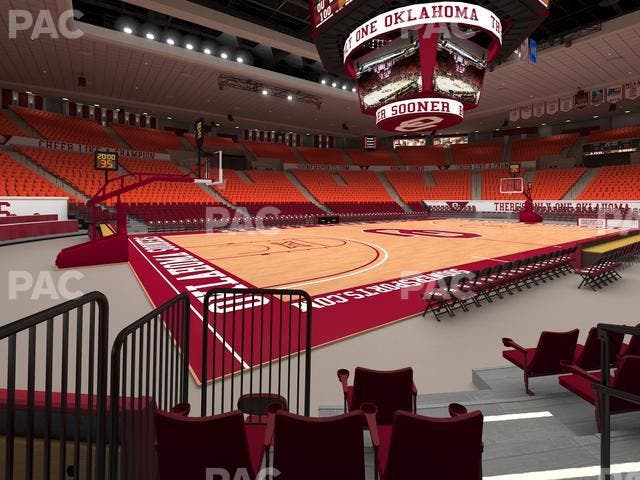 Lloyd Noble Center - Section F 10 Seat View