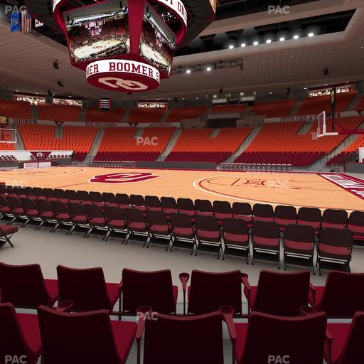 Lloyd Noble Center - Section F 2 Seat View