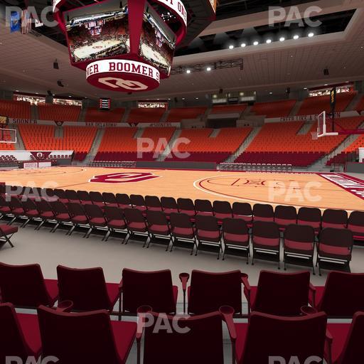 Lloyd Noble Center - Section F 2 Seat View