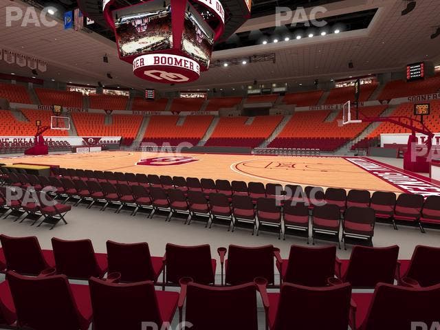 Lloyd Noble Center - Section F 2 Seat View
