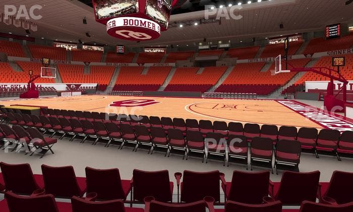 Lloyd Noble Center - Section F 2 Seat View