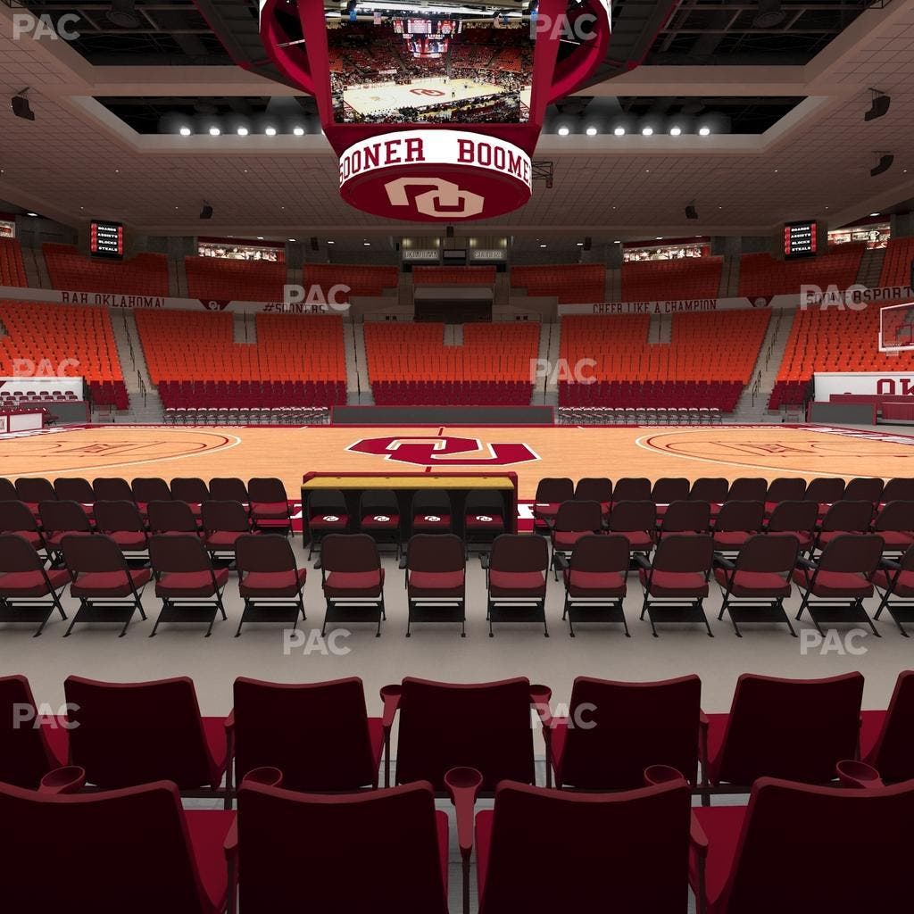 Lloyd Noble Center - Section F 3 Seat View