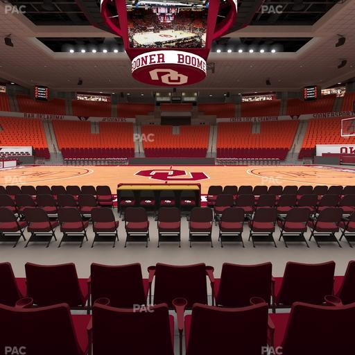 Lloyd Noble Center - Section F 3 Seat View