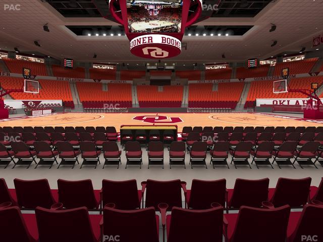 Lloyd Noble Center - Section F 3 Seat View