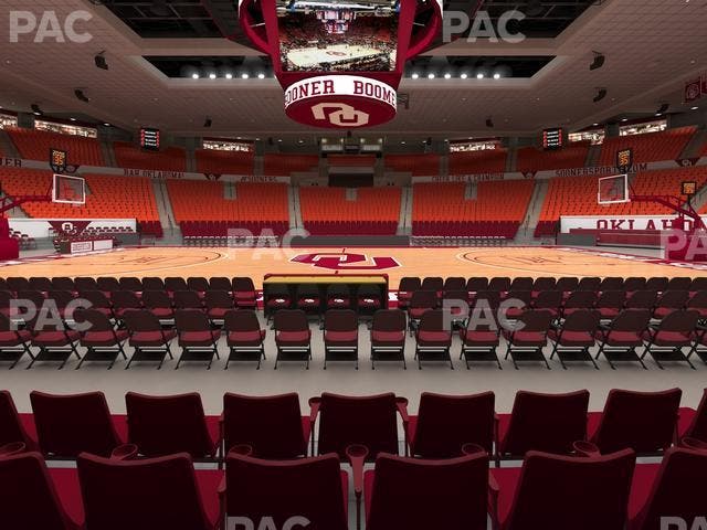 Lloyd Noble Center - Section F 3 Seat View