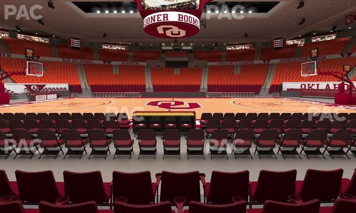 Lloyd Noble Center - Section F 3 Seat View