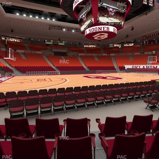 Lloyd Noble Center - Section F 4 Seat View