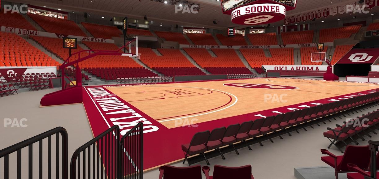 Lloyd Noble Center - Section F 5 Seat View