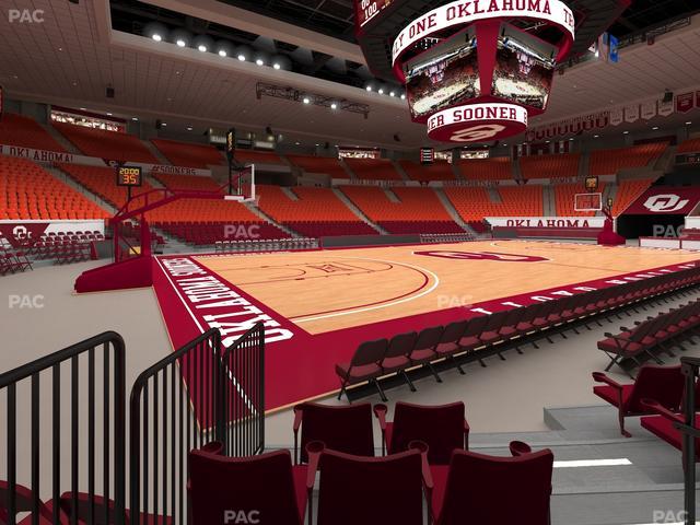 Lloyd Noble Center - Section F 5 Seat View