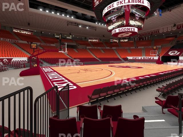 Lloyd Noble Center - Section F 5 Seat View