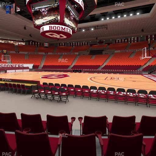 Lloyd Noble Center - Section F 7 Seat View