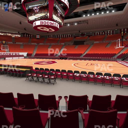 Lloyd Noble Center - Section F 7 Seat View