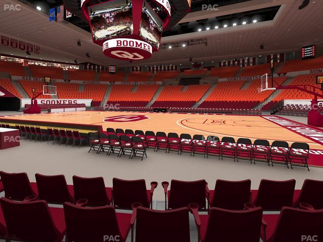 Lloyd Noble Center - Section F 7 Seat View