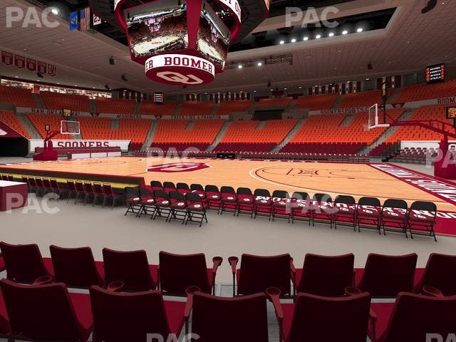 Lloyd Noble Center - Section F 7 Seat View
