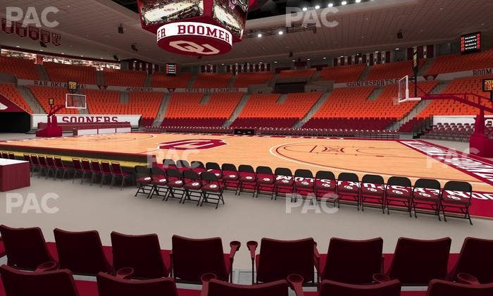 Lloyd Noble Center - Section F 7 Seat View
