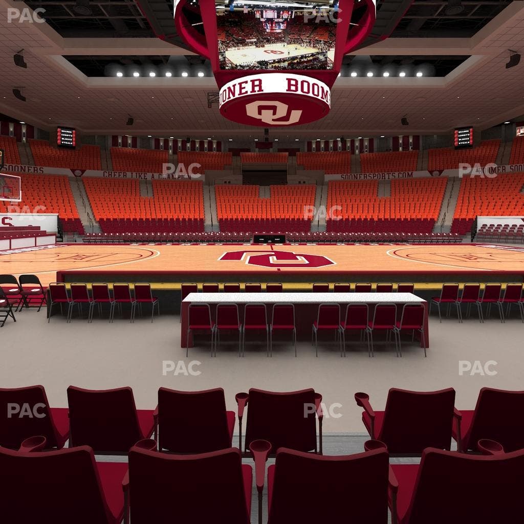 Lloyd Noble Center - Section F 8 Seat View