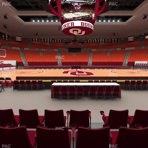Lloyd Noble Center - Section F 8 Seat View