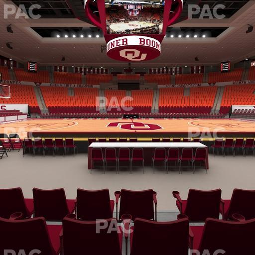 Lloyd Noble Center - Section F 8 Seat View