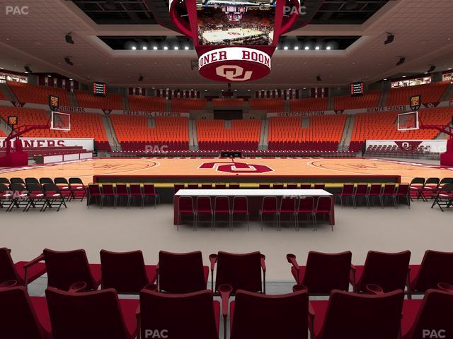 Lloyd Noble Center - Section F 8 Seat View