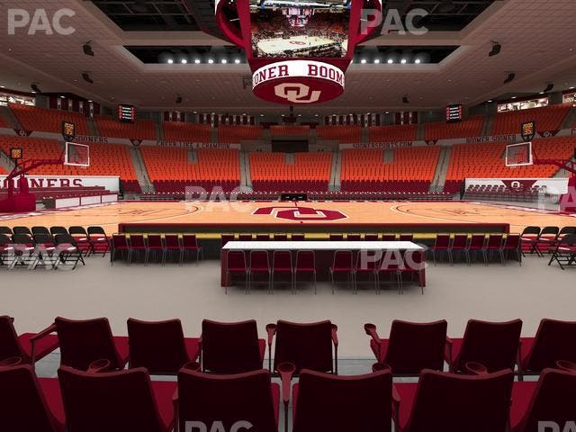 Lloyd Noble Center - Section F 8 Seat View