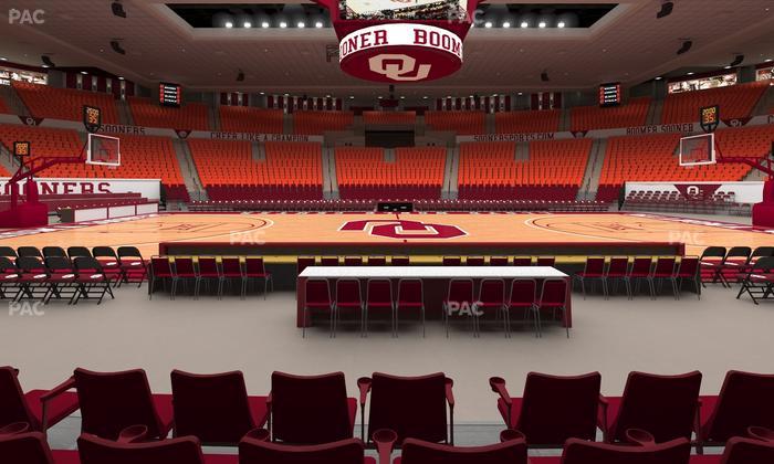 Lloyd Noble Center - Section F 8 Seat View