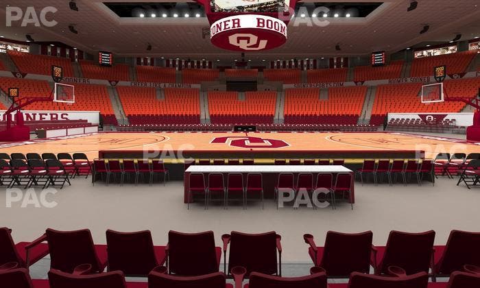 Lloyd Noble Center - Section F 8 Seat View