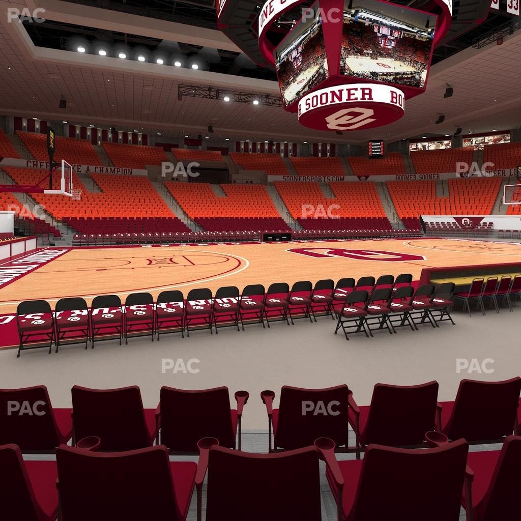 Lloyd Noble Center - Section F 9 Seat View