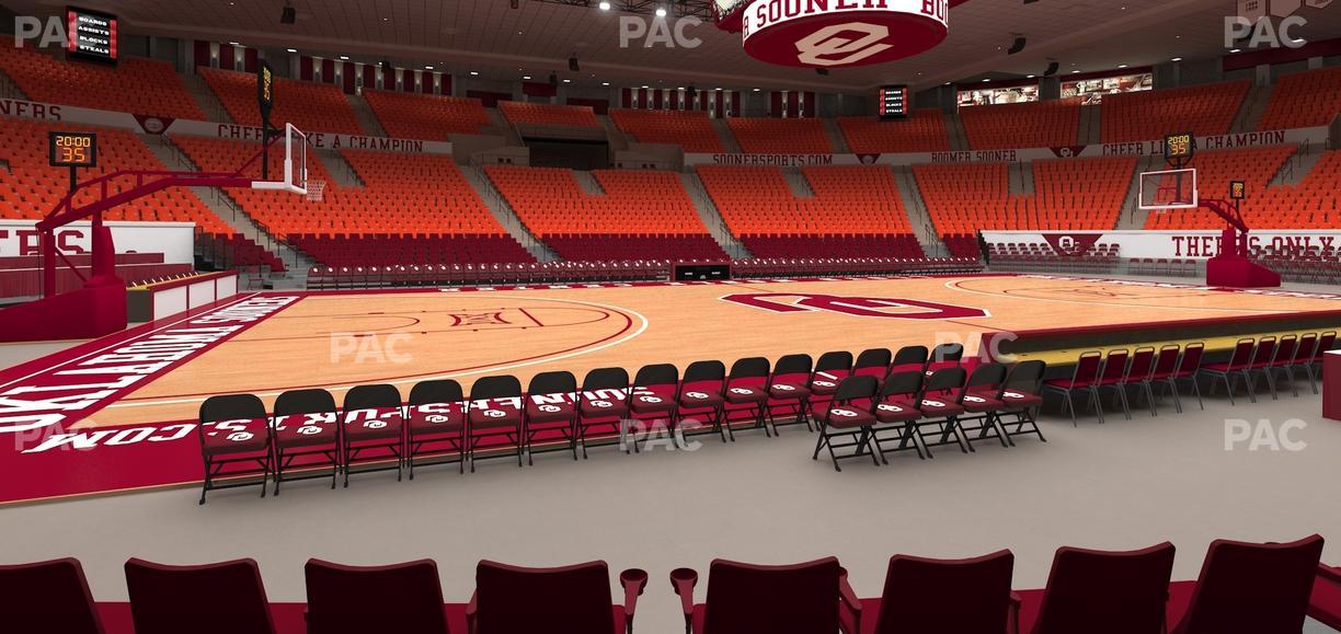 Lloyd Noble Center - Section F 9 Seat View