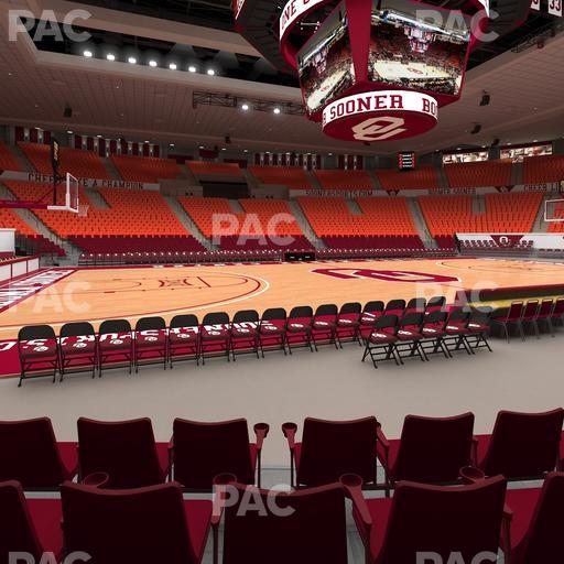 Lloyd Noble Center - Section F 9 Seat View