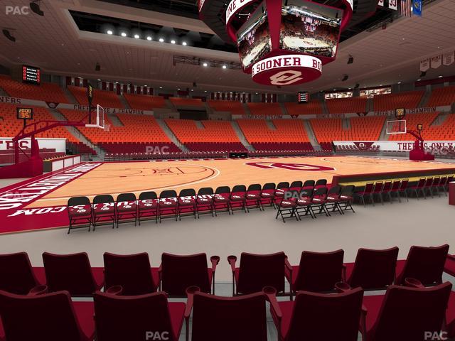 Lloyd Noble Center - Section F 9 Seat View
