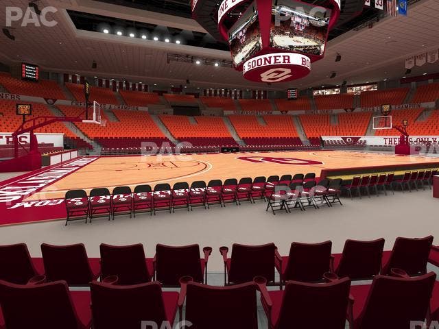 Lloyd Noble Center - Section F 9 Seat View