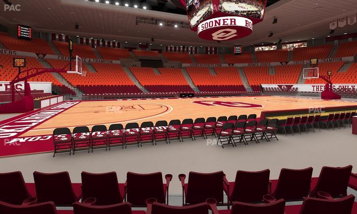Lloyd Noble Center - Section F 9 Seat View