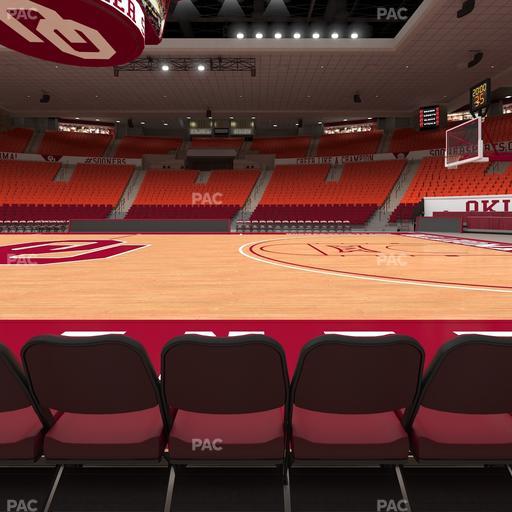 Lloyd Noble Center - Section Floor 2 Seat View