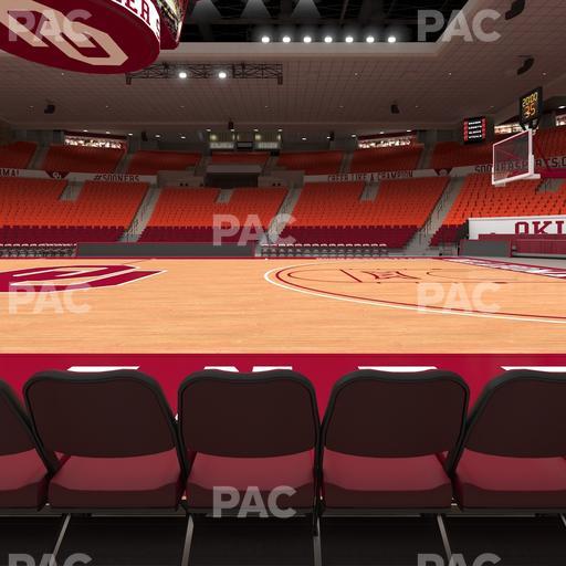 Lloyd Noble Center - Section Floor 2 Seat View