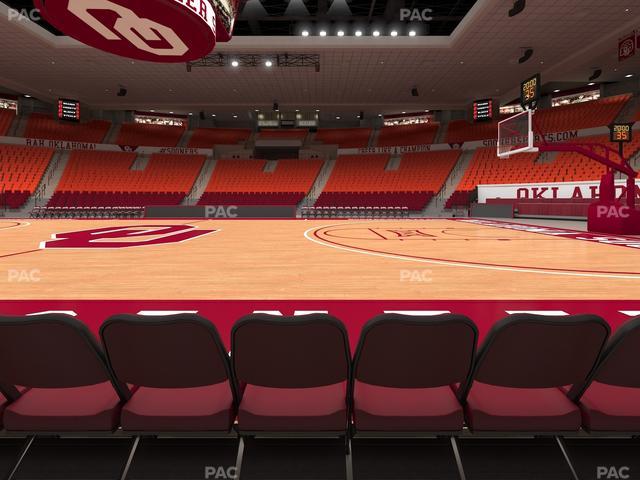 Lloyd Noble Center - Section Floor 2 Seat View