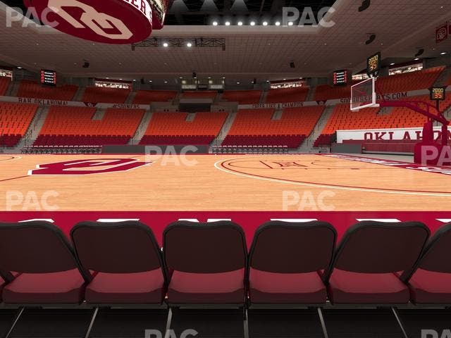 Lloyd Noble Center - Section Floor 2 Seat View