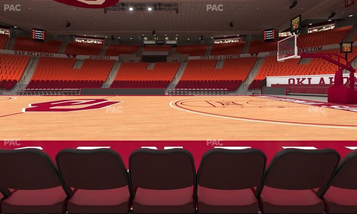 Lloyd Noble Center - Section Floor 2 Seat View
