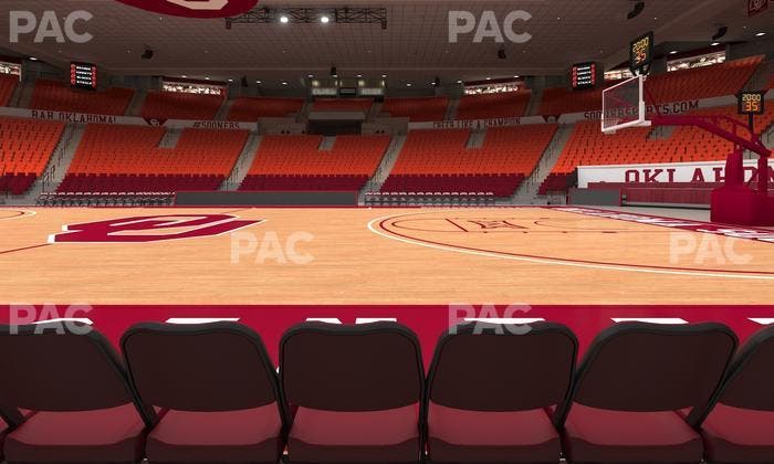 Lloyd Noble Center - Section Floor 2 Seat View
