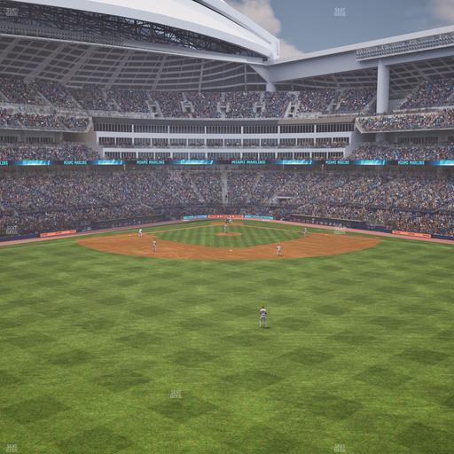 loanDepot park - Section 134 Seat View