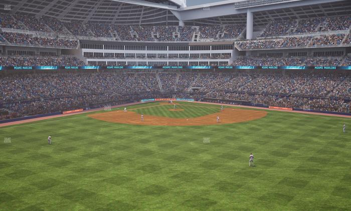 loanDepot park - Section 135 Seat View