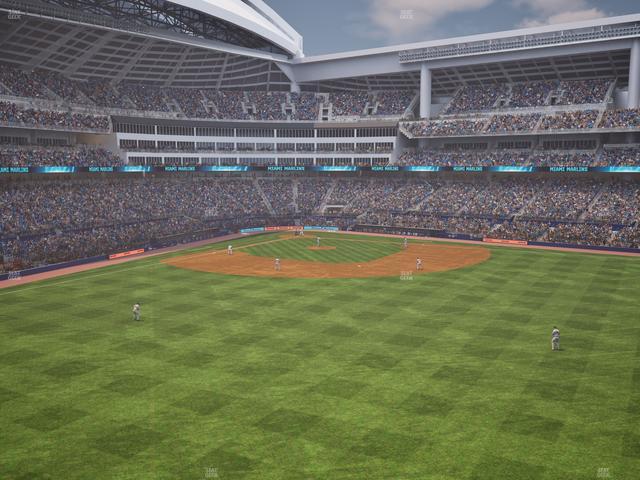 loanDepot park - Section 136 Seat View