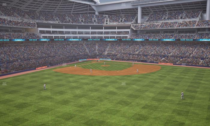 loanDepot park - Section 136 Seat View