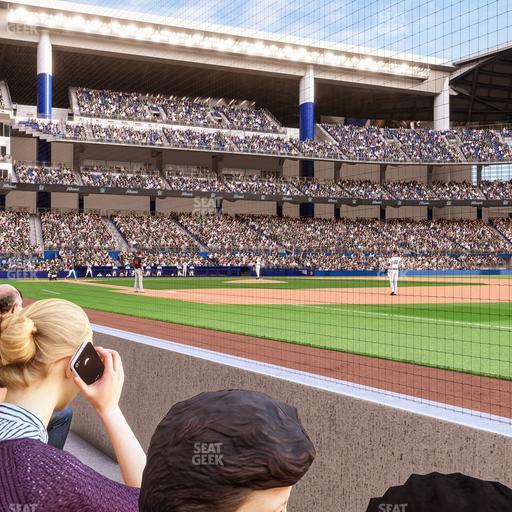 loanDepot park - Section 1St Base Dugout Club Field Level 1 Seat View