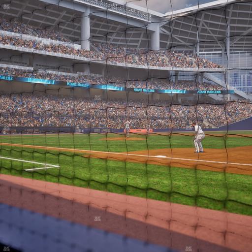 loanDepot park - Section 1St Base Dugout Club Field Level 3 Seat View